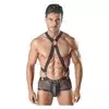 Muški sexy veš Axel Harness 1, Crni