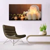 tulup.si Slika na akrilnem steklu Sveče bath art 140x70 cm 4 obešalnika