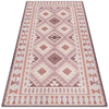Decormat Zunanja preproga Bledo roza diamanti 120x180 cm