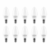 MAX-LED 10x LED žarnica - sijalka E14 7W (55W) C30 nevtralno bela 4500K