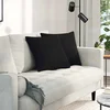 Jastučići za sofu 2 pcs Crna 45 x 45 cm tkanina