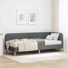 Kutni okvir kreveta Tamno siva 80 x 200 cm tkanina