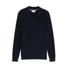 TOM TAILOR Pulover temno modra
