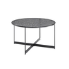 Livetastic Klubska Miza Black, Črna, O 80cm