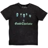 Good Charlotte Generation Rx Skulls (Stone Wash) Black XL Majica