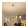 Brilagi - LED luster na sajli MISTEL 6xG9/3W/230V crni hrom/zadimljeno staklo