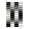Črna/bela obojestranska ročno tkana volnena preproga 200x300 cm Donna – Hanse Home