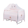 KikkaBoo Prenosivi Krevetac Dreamy Bear Pink 2 nivoa