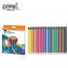 S-COOL Drvene bojice sa gumicom SC1482/ set 1/24