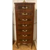 Casa Padrino baroque chest of drawers with 7 drawers brown/gold - Handmade solid wood cabinet in baroque style - Living room furniture in baroque style - Baroque furniture