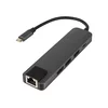 Omrežni adapter USB-C RJ45+HDMI K-03