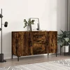 Komoda boja dimljenog hrasta 100 x 36 x 60 cm konstruirano drvo