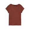 VERO MODA Majica VMCHLOE rjasto rjava