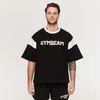 GymBeam Premium Heavyweight Varsity T-Shirt Black