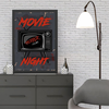 Wallity Uramljena slika Movie Night 2, 40x55 cm