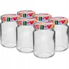 shumee Steklen kozarec z navojnim pokrovčkom TO fi53 156ml - 6 kosov