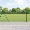 Heksagonalna ograda s betonskom osnovom 25 x 1 m Šumsko zelena