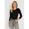 Cool & Sexy Ženska bluza AYD284, Crna
