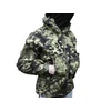 Jakna SOFT SHELL GREEN-BLACK MULTICAM