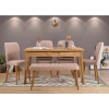 HANAH HOME Trpezarijski set Costa Atlantic Stone