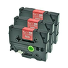 Komplet Brother TZe-425 / TZ-425 / PT / P-Touch 9mm kompatibilni trakovi (3) - bel izpis / rdeč trak