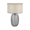 Stona lampa JENIFER 1xE27/40W/230V siva/dimljena