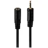 LINDY LINDY 35698 klinker avdio adapter [1x 2\,5 mm banana moški konektor - 1x priključna doza za 3\,5 mm banana moški konektor] črna, (20411482)