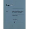 FAURE:SONATA NO.2 G-MOLL OP.117 CELLO AND PIANO