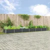 Sadilica Antracit 580 x 100 x 45 cm Cinkani čelik