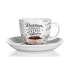 Skodelica + krožnik 190ml PREMIUM COFFE keramika