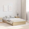 Krevet s ladicama Sonoma hrast 120 x 200 cm Konstruirano drvo