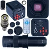 Rosfix Set Mikroskopska Kamera v Objektivu KMNBP-HDMI + ODM-180X – FullHD HDMI, 4K Photo, 180X Zoom | C-Nastavek, 16 MP, 5X Digitalni Zoom | za Laboratorij in Industrijo