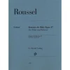 ROUSSEL:JOUEURS DE FLUTE OP.27 FOR FLUTE AND piano