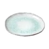 Jedilni krožnik AQUA SPLASH 30 cm, modra, keramika, MIJ