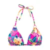 LASCANA Bikini zgornji del modra / zelena / oranžna / roza