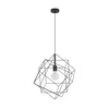 EGLO Viseća lampa STRAITON E27 O51,5 cm crna žičana 43359