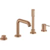 GROHE kopalniške armature Essence New OHM bath 4-h, brushed warm sunset, 19578DL1