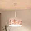 Duolla Visoka svetilka Ferdi Kids, tekstil, bela, pisana - otroška soba - bel, pisan - Tkanine/tekstil