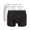 Calvin Klein Oprijete boksarice 3 Piece U2662G Črna Bela Siva
