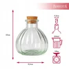 shumee 5x stekleničke VENICE 250ml za likerje, sokove, likerje, vina, darila