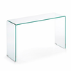 Steklena stranska mizica 40x125 cm Burano – Kave Home