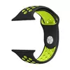 Apple Watch Sport Silicone Strap black green S/M 38/40/41mm