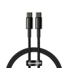 BASEUS kabel Type C do Type C PD100W Power Delivery Tungsten Gold Fast Charging CATWJ-01 1 metar crni