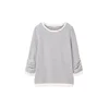 TOM TAILOR DENIM Majica dimno modra/bela