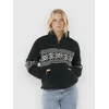 Rip Curl Oceanic Cosmic Kiss Polar Half-Zip Fleece Sw washed black