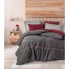 Lessentiel Maison Komplet Posteljine Sento, 200x220 cm, Sivi