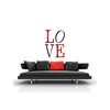 Šablona XXL LOVE 4-delna 70x100 cm