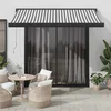 Tenda na uvlačenje antracit-bijela 3,5x2,5 m tkanina i aluminij