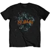 Def Leppard Majica Shatter Unisex Black 2XL
