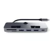 SATECHI Aluminum Type-C CLAMP PRO Hub (3x USB 3.0,MicroSD) - Space Grey